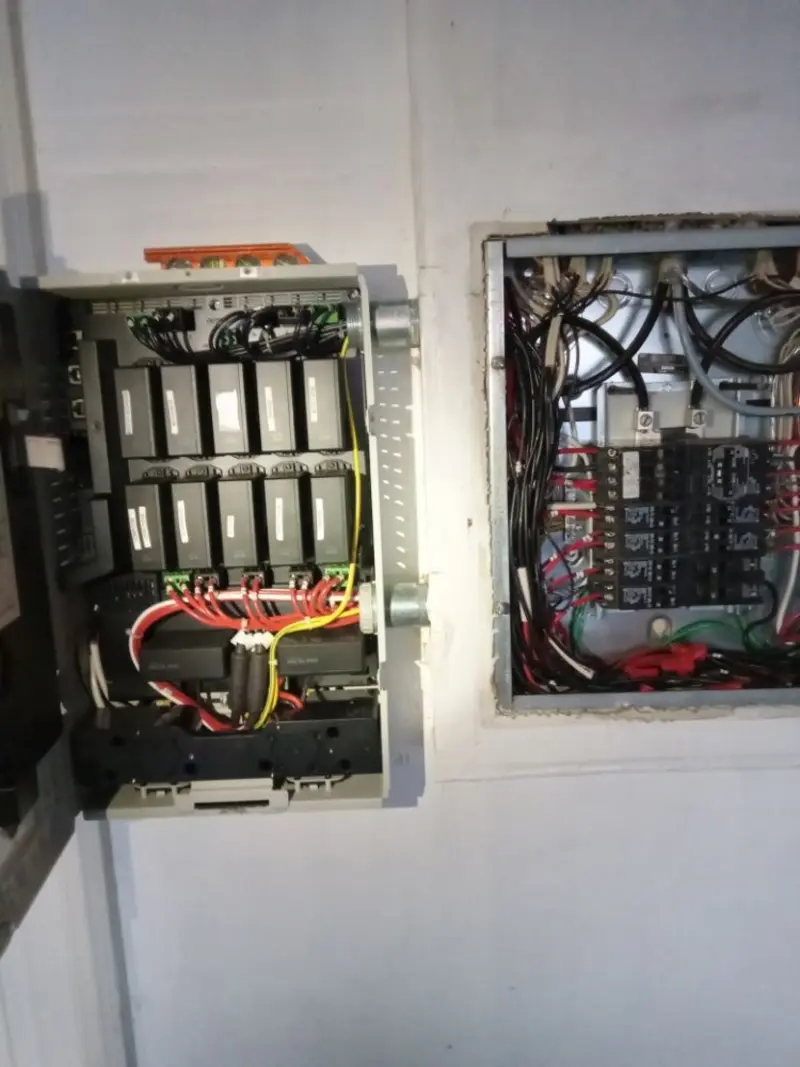 Electrical panel upgrade completed for Commercial Electrician Services in St. Clairsville